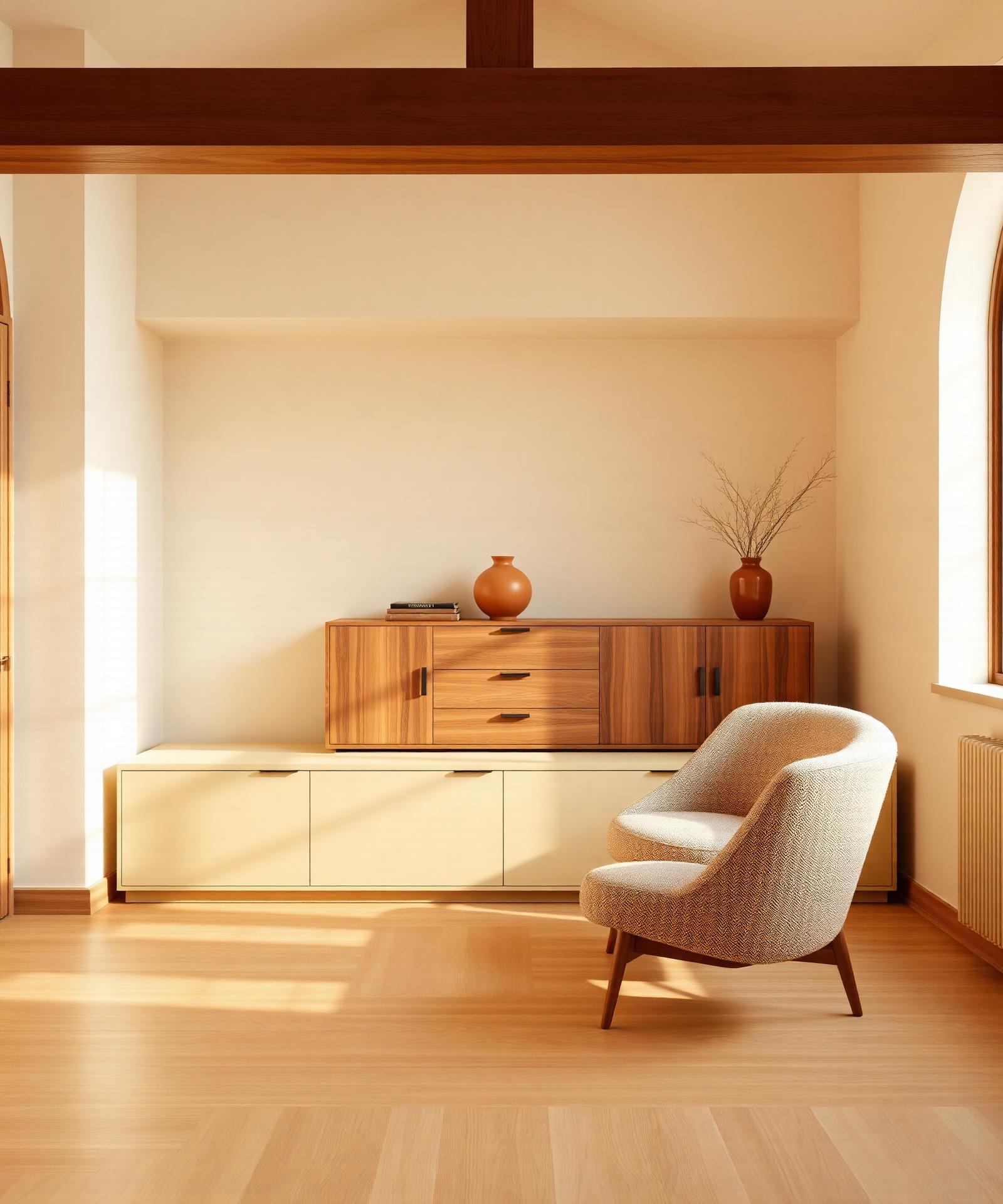 A warm Reeva living room